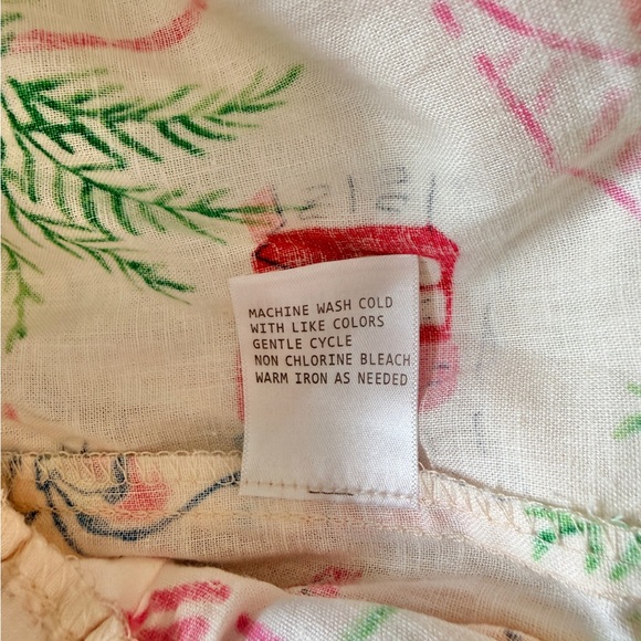 Calypso Tropical Beach Vacation Resort Wear Button Back Tank Top - Picture 6 of 7